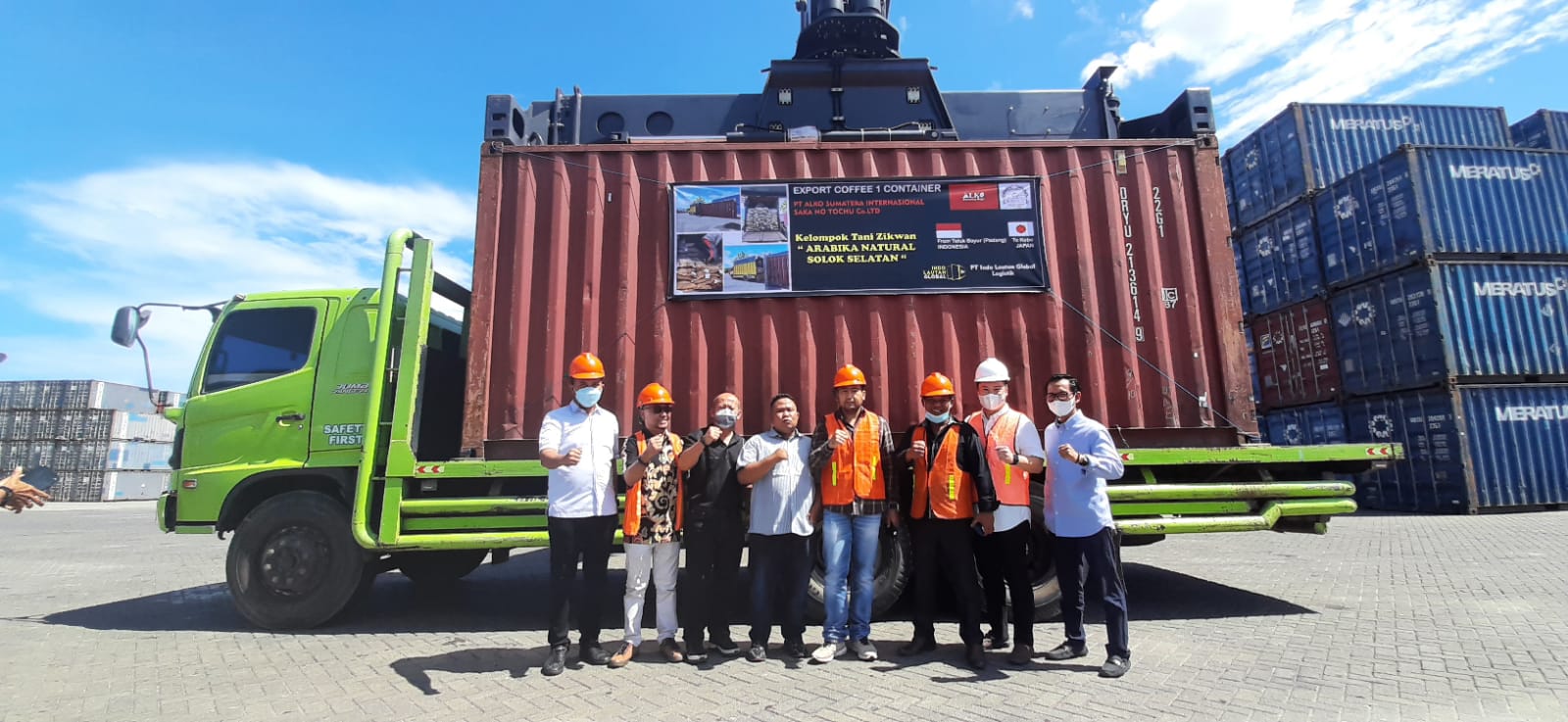Dilepas Wagub, Kopi Sumbar Asal Solok Selatan Diekspor ke Jepang