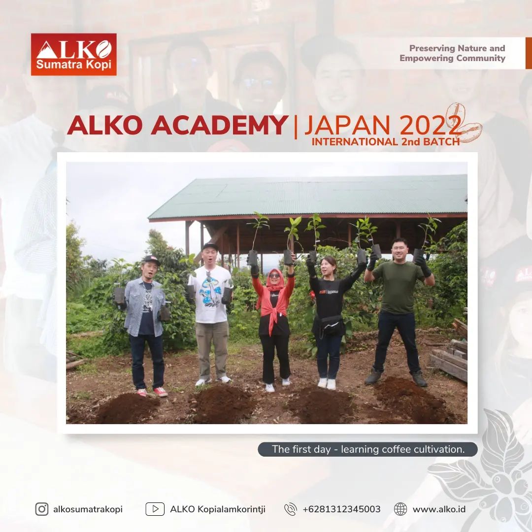 5 Pembisnis Kopi Asal Jepang Belajar Budidaya Kopi Arabika di Kerinci, Jambi - Alko academy