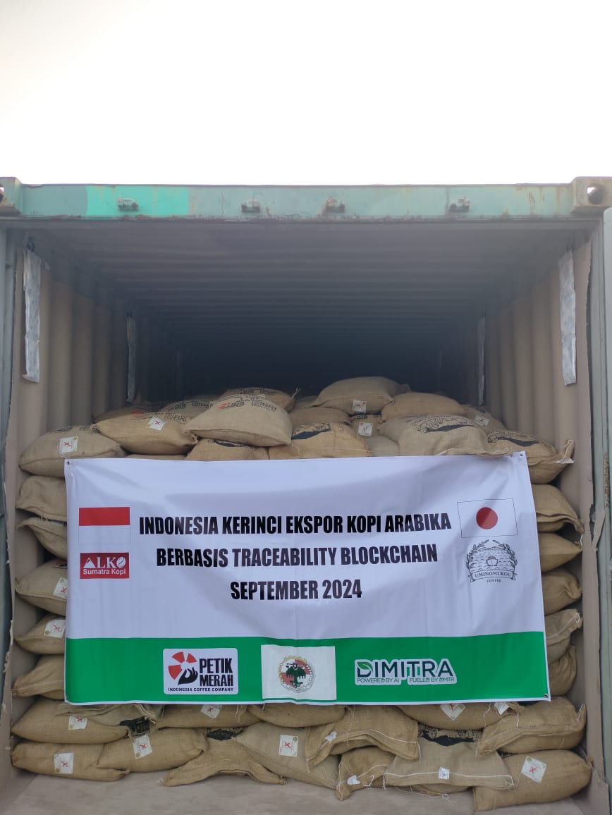 ALKO Kopi Ekspor Kopi Arabika ke Jepang Berbasis Traceability Blockchain
