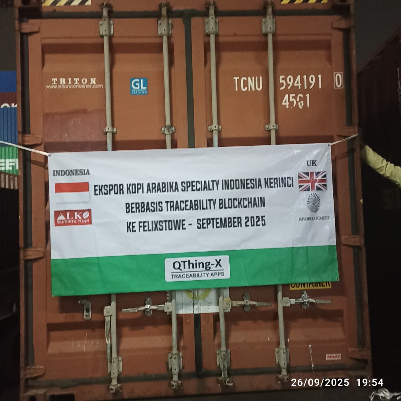 ALKO Sumatra Kopi Ekspor Kopi Konservasi Kerinci ke Inggris dengan Teknologi Blockchain