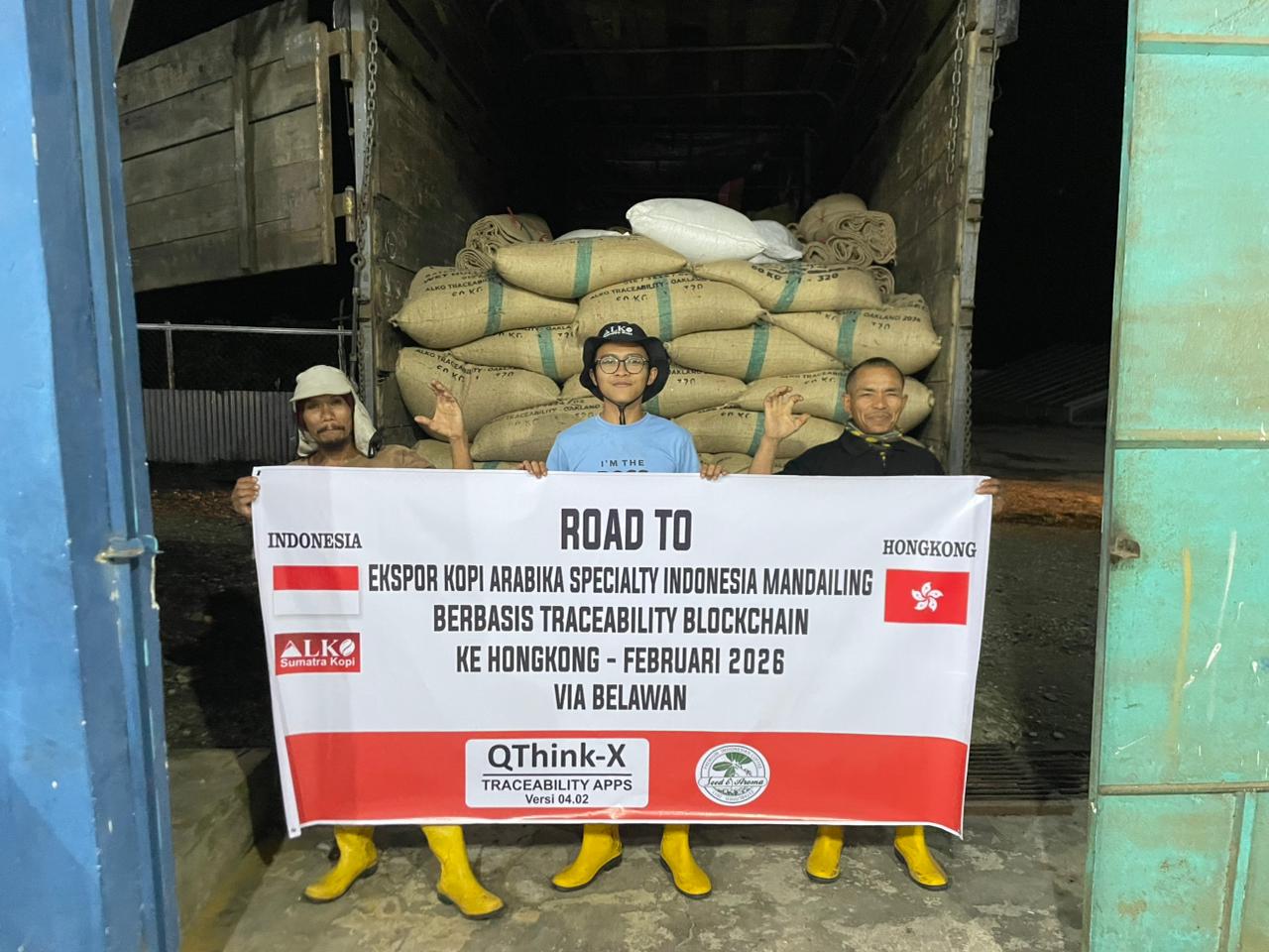 ALKO Ekspor Kopi Arabika Specialty Mandailing Berbasis Blockchain ke Hong Kong
