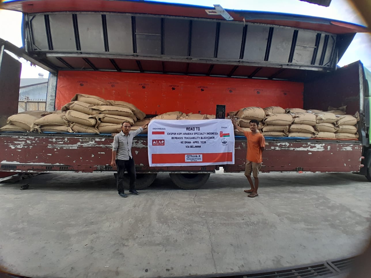 Dari Aceh ke Oman via Udara: ALKO Perkuat Ekspor Kopi dengan Teknologi Traceability